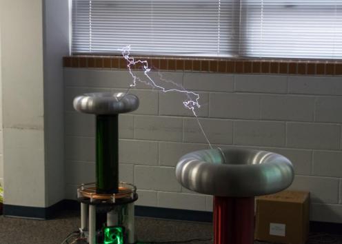 A tesla coil